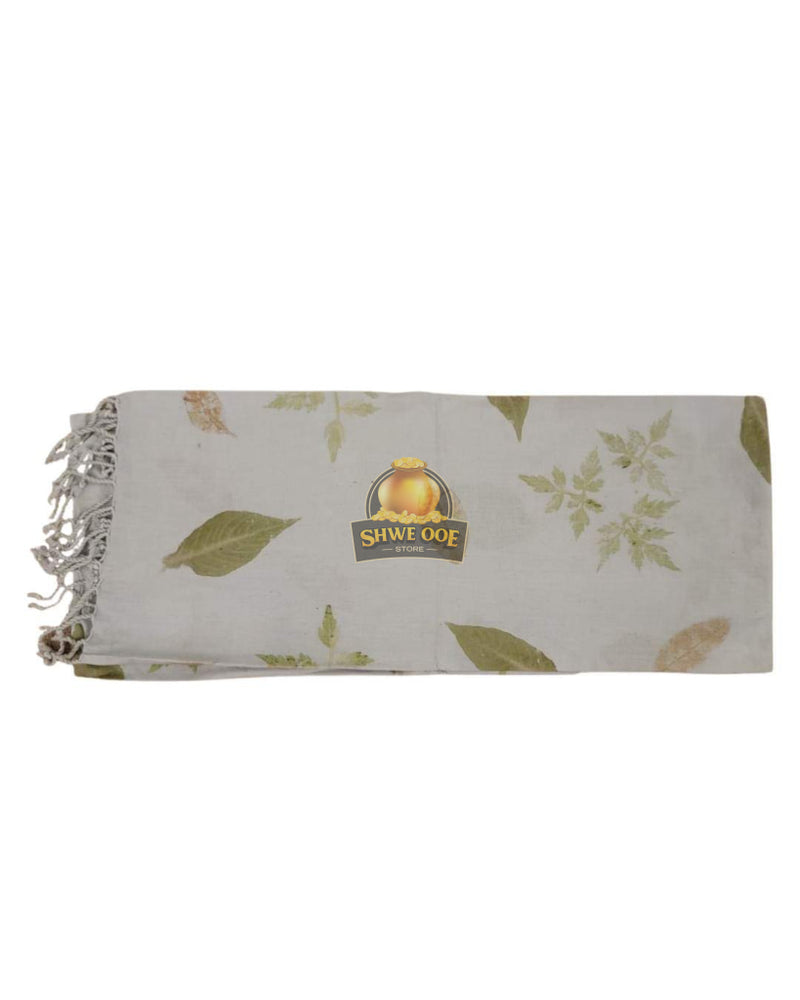 Eco Printing Cotton Scarf -
