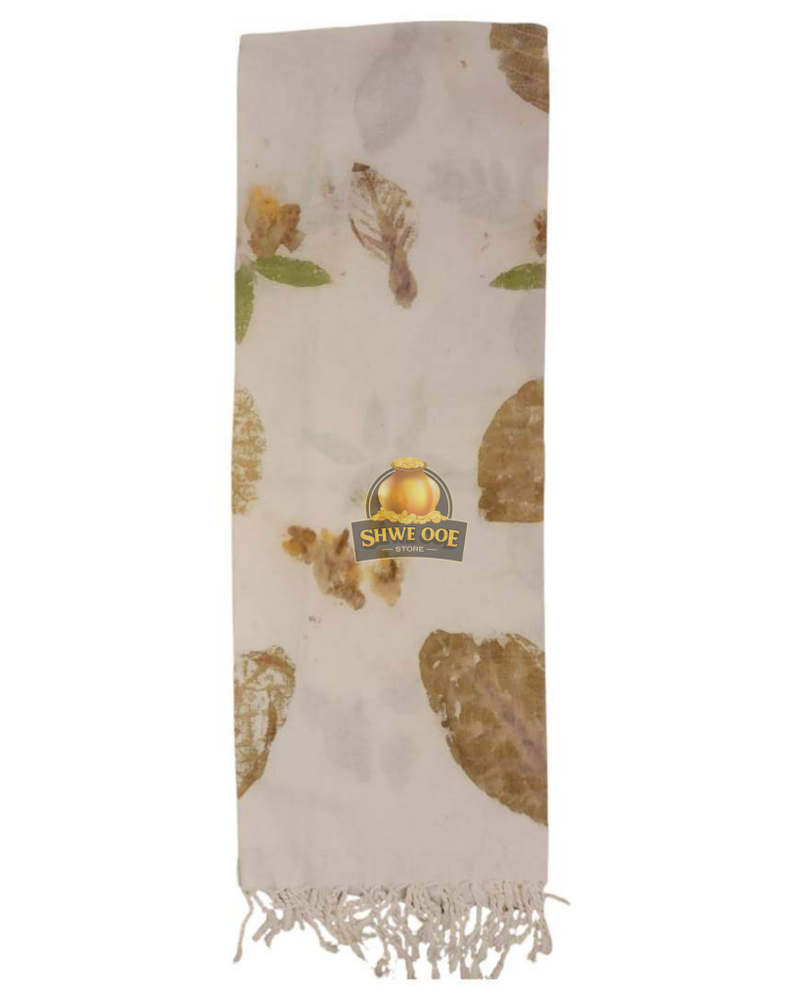Eco Printing Cotton Scarf - Scarves & Shawls