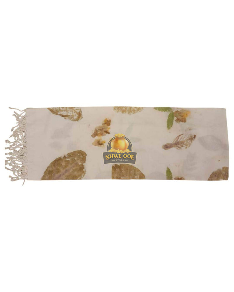Eco Printing Cotton Scarf - Scarves & Shawls