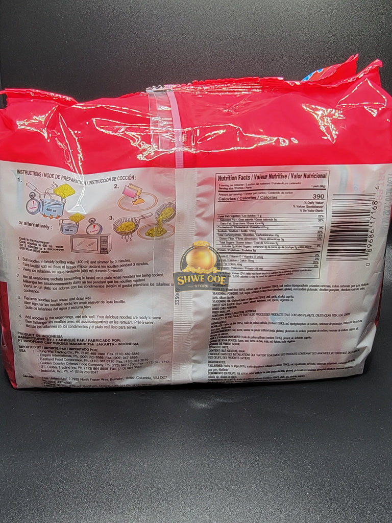 Indo Mie Instant Noodle Mi Goren 5 Pk Ready To Eat